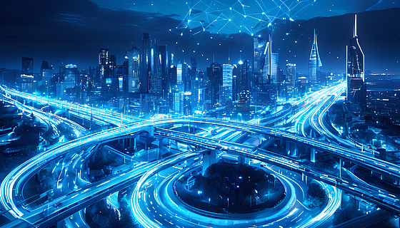 数字信息图片素材下载 智能交通背景元素大全与应用
